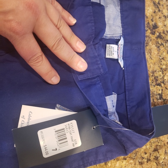 Nwt Kitstrings size 7 royal blue pants - Picture 2 of 4